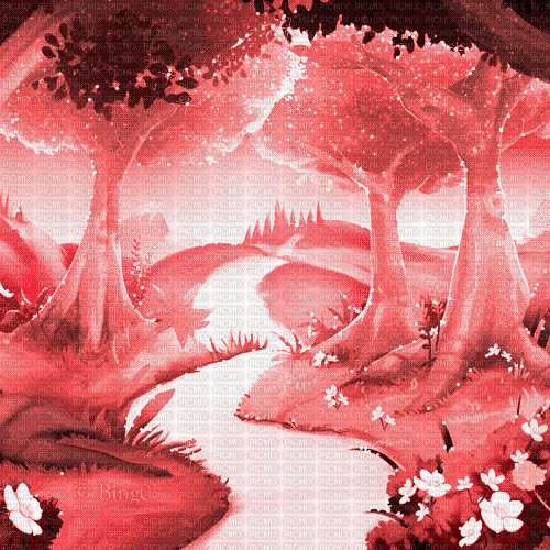 Y.A.M._Fantasy tales background red - Ücretsiz animasyonlu GIF