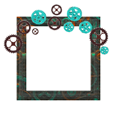 Small Steampunk Frame - darmowe png