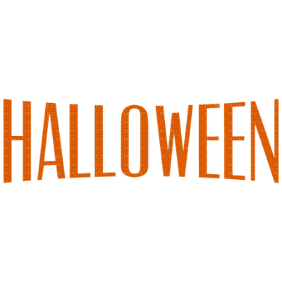 Kaz_Creations Logo Text Halloween - PNG gratuit