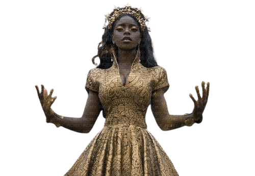 kikkapink gold fantasy woman - besplatni png