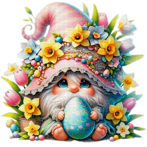 Easter gnome by nataliplus - besplatni png