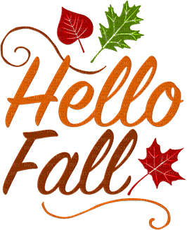 soave text autumn hello fall deco orange green - фрее пнг