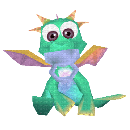 Baby Dragon - Nemokamas animacinis gif