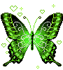 Glitter deco gif image papillon Irena