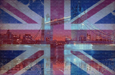 drapeau anglais - Бесплатный анимированный гифка