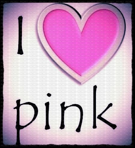 i love pink - 無料png