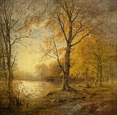 loly33 fond paysage automne - Bezmaksas animēts GIF