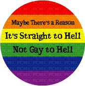 gay to hell - PNG gratuit
