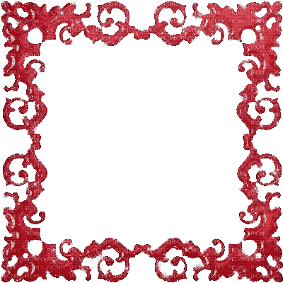 cadre rouge - Gratis animerad GIF