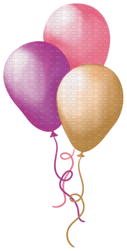 birthday balloons - zdarma png