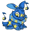 Neopets Starry Cybunny - Gratis animeret GIF