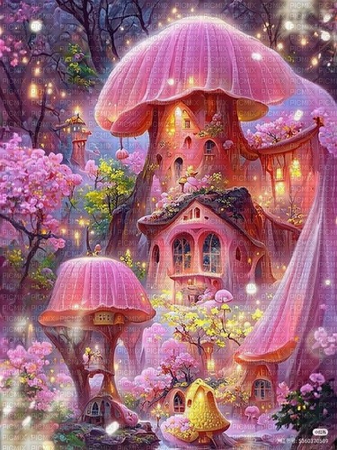 background fantasy myshroom by papuzzetto - png ฟรี