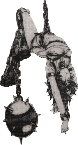ball and chain anime girl - 免费PNG