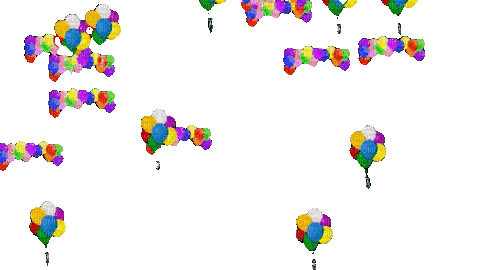 balloons - Nemokamas animacinis gif