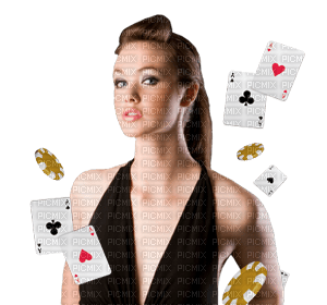 Kaz_Creations Woman Femme Gambling Casino - zdarma png