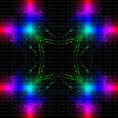 fractal fractale fraktal abstrakt abstrait  abstract effet  effect effekt animation gif anime animated fond background hintergrund  colored bunt coloré - GIF animado gratis