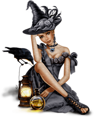 bruja halloween by EstrellaCristal - Free PNG