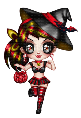 witch cookie doll halloween - kostenlos png