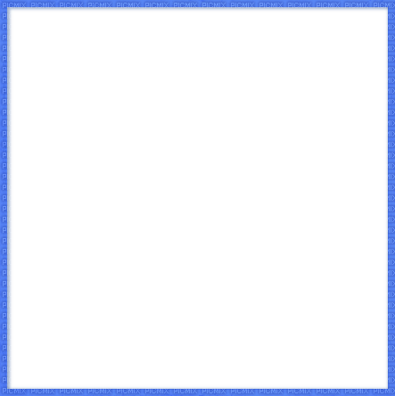 Thin blue Frame - Free PNG
