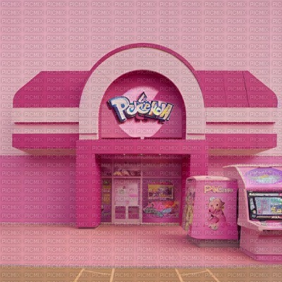 Pink Pokécentre - png gratis