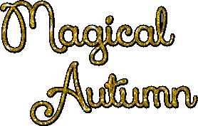 Text Magical Autumn - GIF animé gratuit