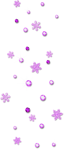 Snowflakes.Gems.Purple - png gratis