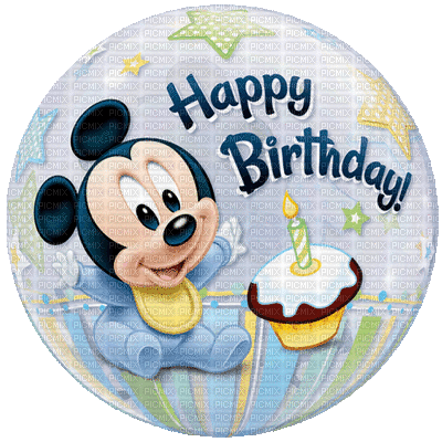 Kaz_Creations 1st Happy Birthday Balloon - Бесплатный анимированный гифка