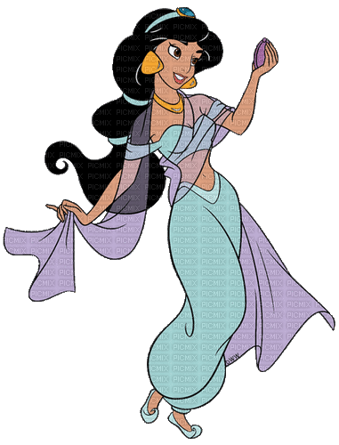 Jasmine Aladdin - Besplatni animirani GIF