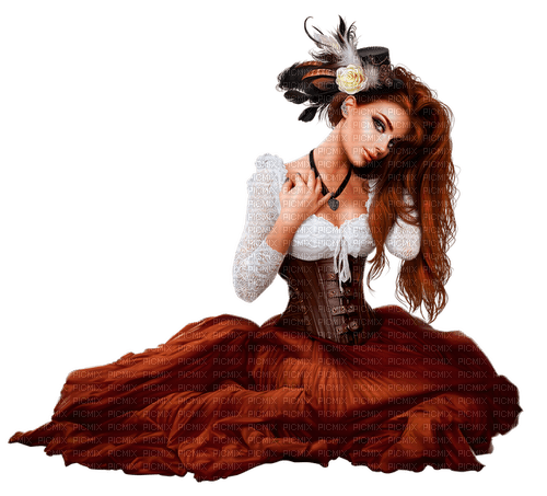 steampunk woman by nataliplus - 免费PNG