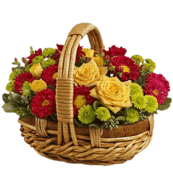 koszyk kwiatów - безплатен png