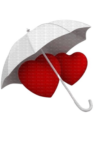 heart, umbrella - ilmainen png