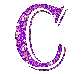 the letter C - Gratis animeret GIF
