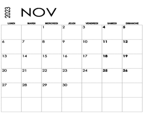 loly33 calendrier novembre - zadarmo png