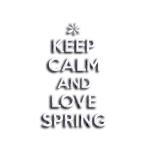 kikkapink spring quote text png keep calm - δωρεάν png