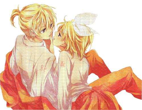 Len and Rin Kagamine - безплатен png