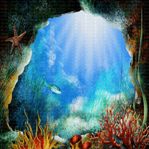 underwater background by nataliplus - png grátis