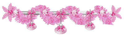 Kaz_Creations Pink Christmas Deco - Free animated GIF