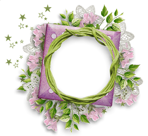 collier de fleur violet - PNG gratuit