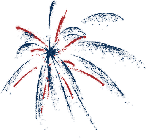 Patriotic.4th OfJuly.Scrap.Red.Blue - ilmainen png