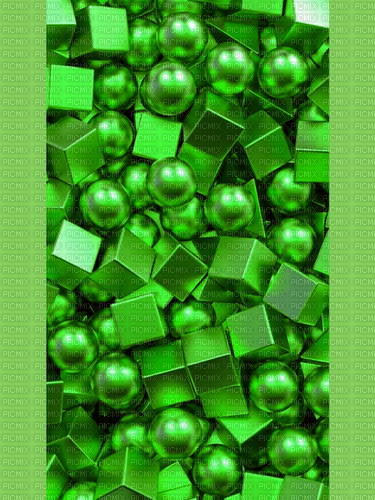 Green Cube&Pearl - By StormGalaxy05 - PNG gratuit