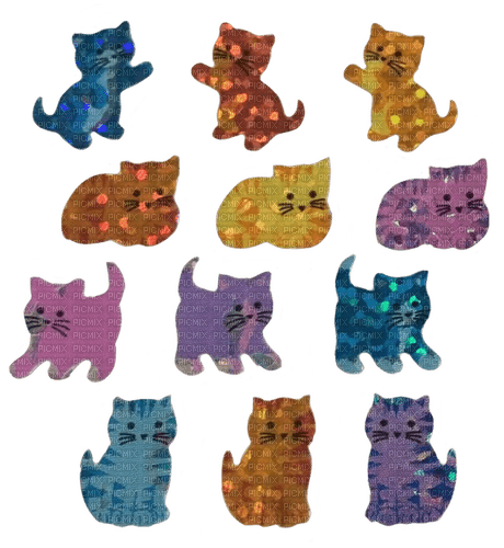 cat stickers - Free PNG