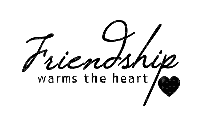 Friendship warms the heart - darmowe png