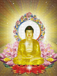 _(((♥)))_Namo Amitabha Buddha. 南无阿弥陀佛。_(((♥)))_ - Besplatni animirani GIF