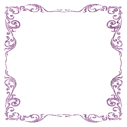 kikkapink purple art deco frame animated - Gratis animerad GIF