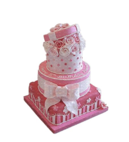 kikkapink birthday cake pink - 免费PNG
