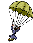 parachute - GIF animate gratis