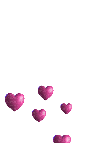 Animated.Hearts.Pink - Bezmaksas animēts GIF