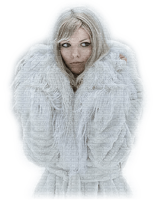 Kaz_Creations Woman Femme Fur Winter - png ฟรี