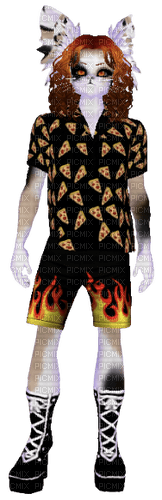 Pizza catboy - бесплатно png