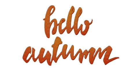 loly33 texte hello autumn - Free PNG